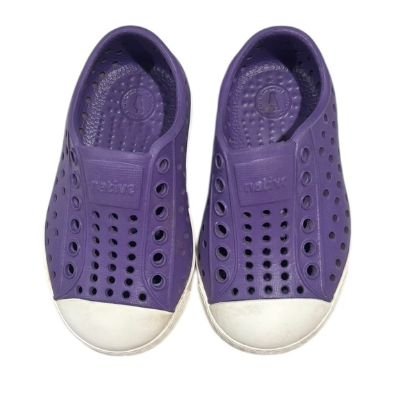 Native Jefferson Shoes purple toddler size 5 - Picture 2 of 7